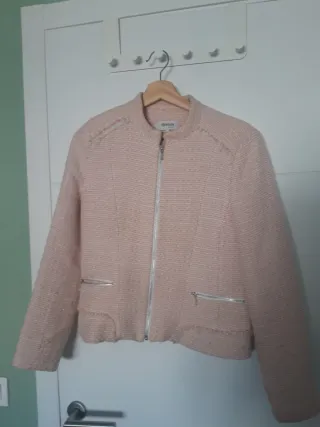 Chaqueta Formula Joven rosa tweed