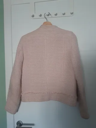 Chaqueta Formula Joven rosa tweed