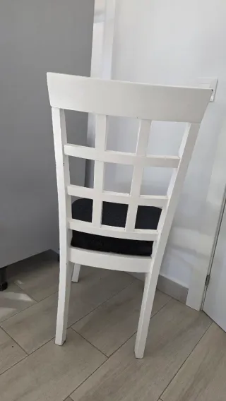 Sillas de comedor blancas