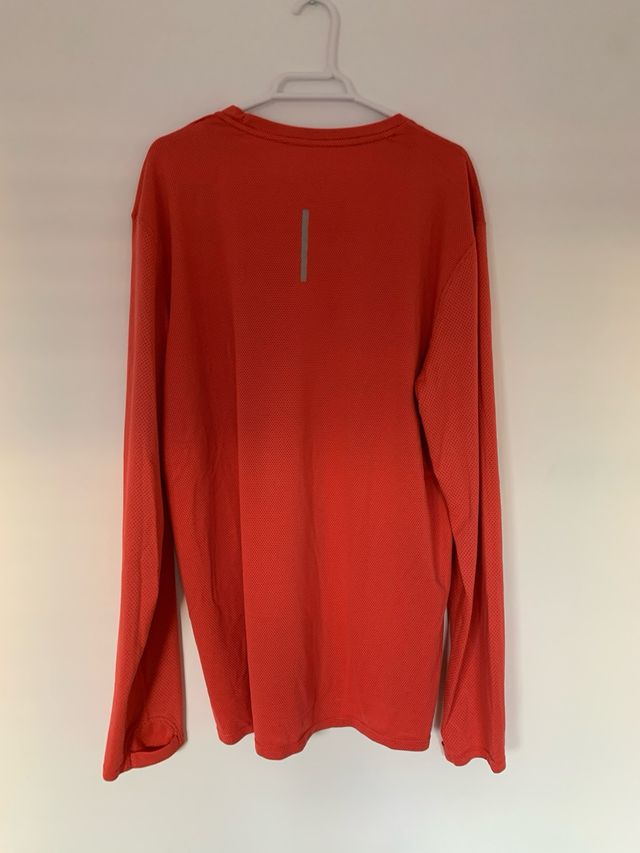 Camiseta Nike Running Hombre Rojo anaranjado