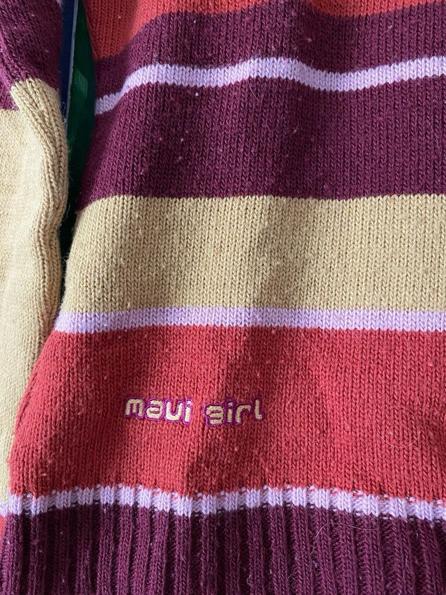 Jersey cuello alto rayas S