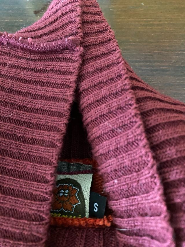 Jersey cuello alto rayas S