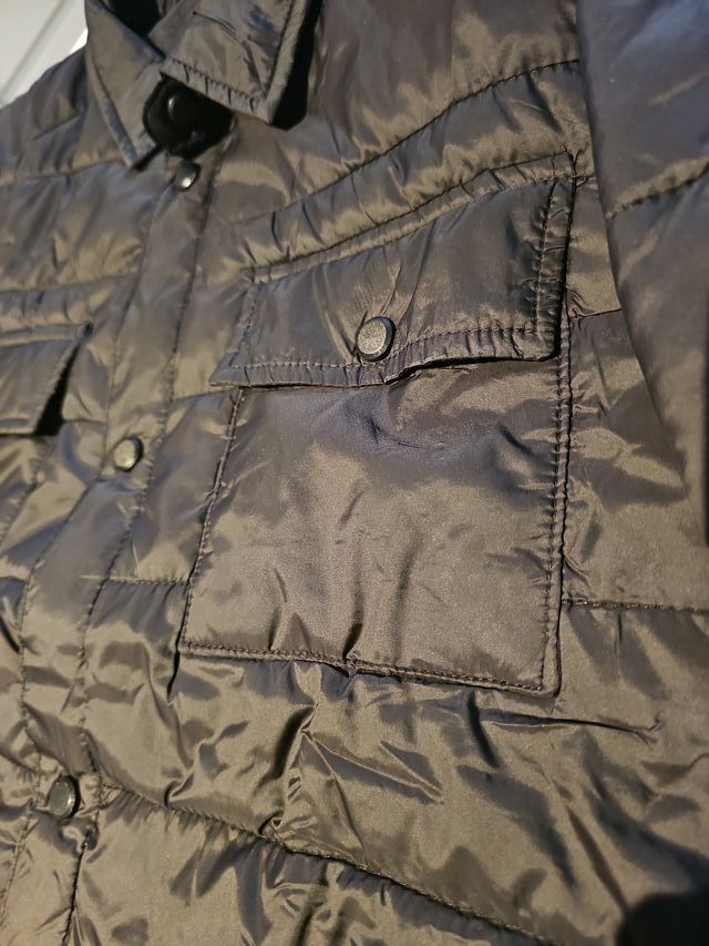 Chaqueta acolchada negra