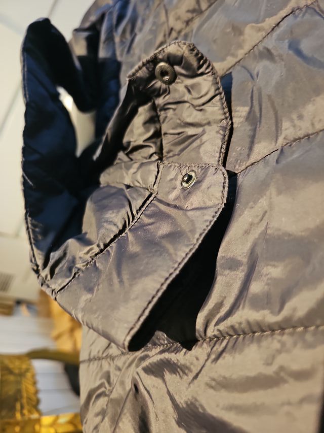 Chaqueta acolchada negra