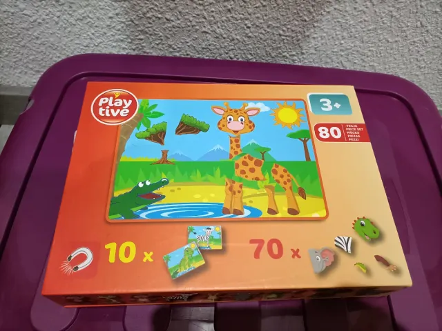 Juego de imanes Playtive Safari 80 piezas