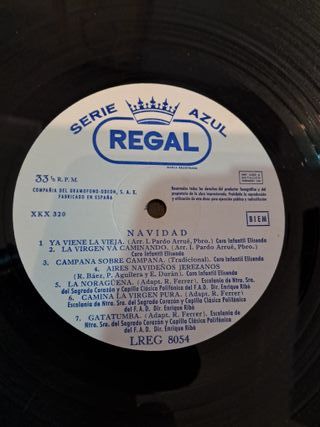Disco Vinilo Regal Serie Musical Navideña