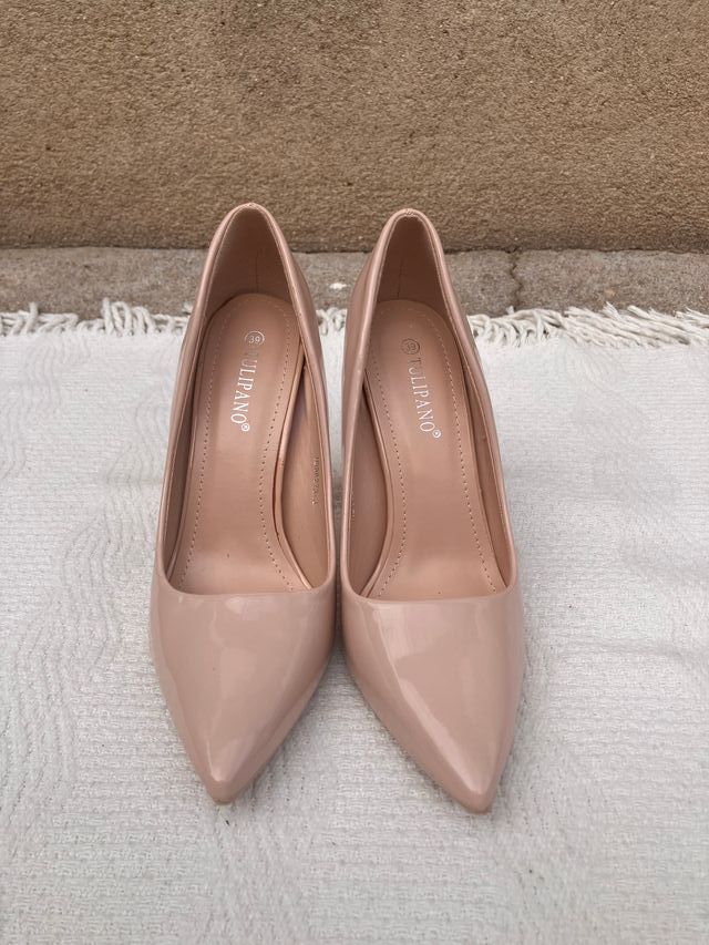 Zapatos de Tacón Rosa Palo 10cm