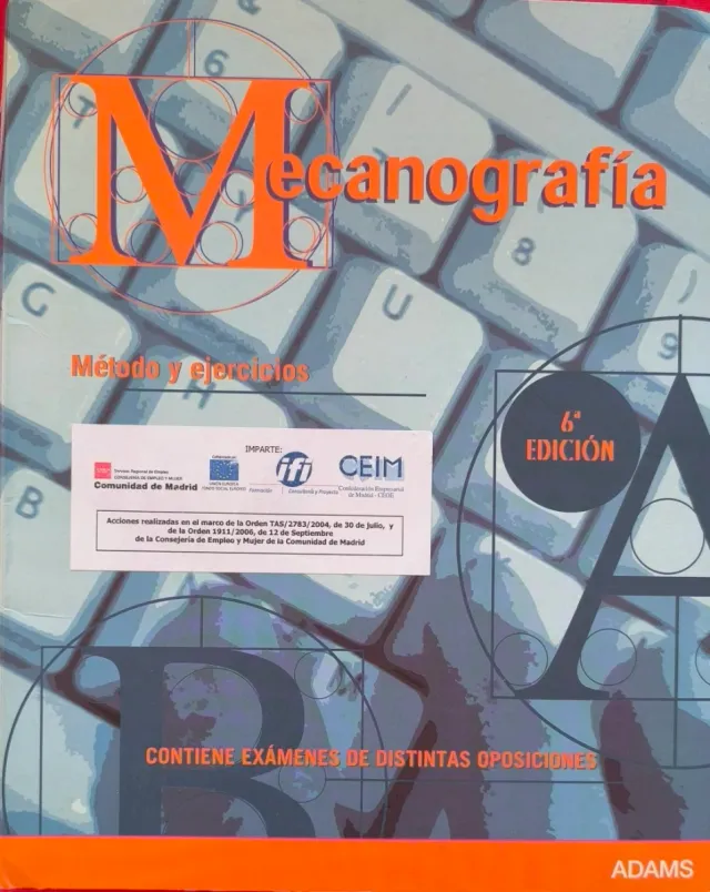 Mecanografía método y ejercicios