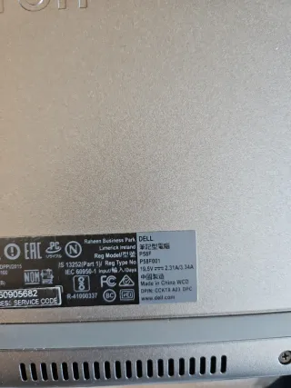 Portátil DELL inspiron Gris (para piezas)