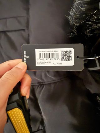 Chaquetón Mackenzie Invierno Negro