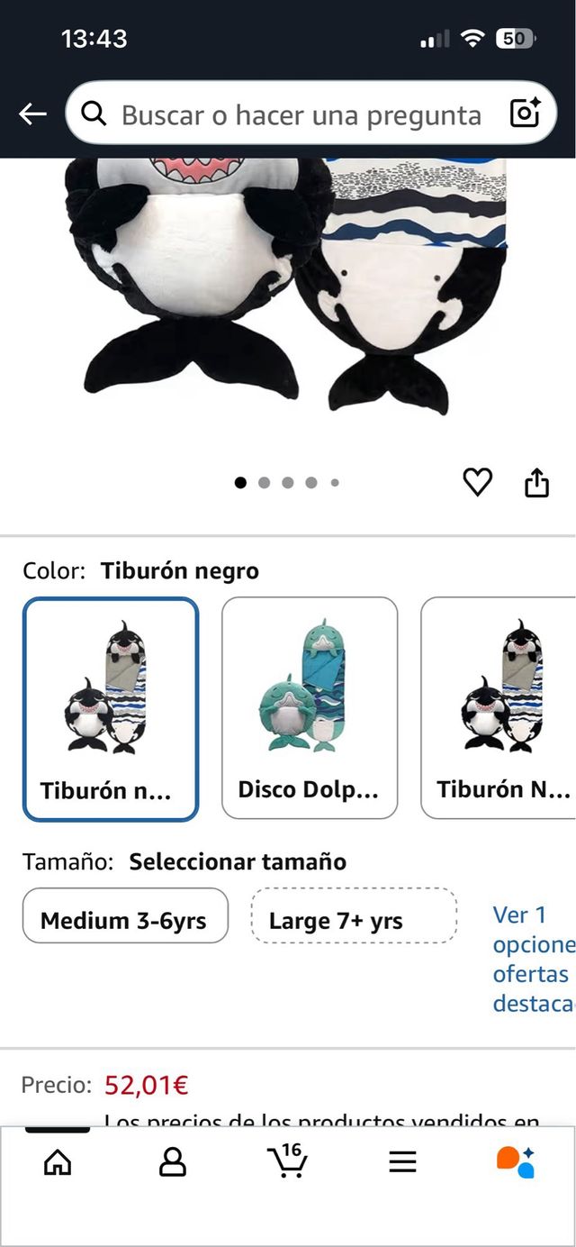 Dormiloco Orca Saco de Dormir