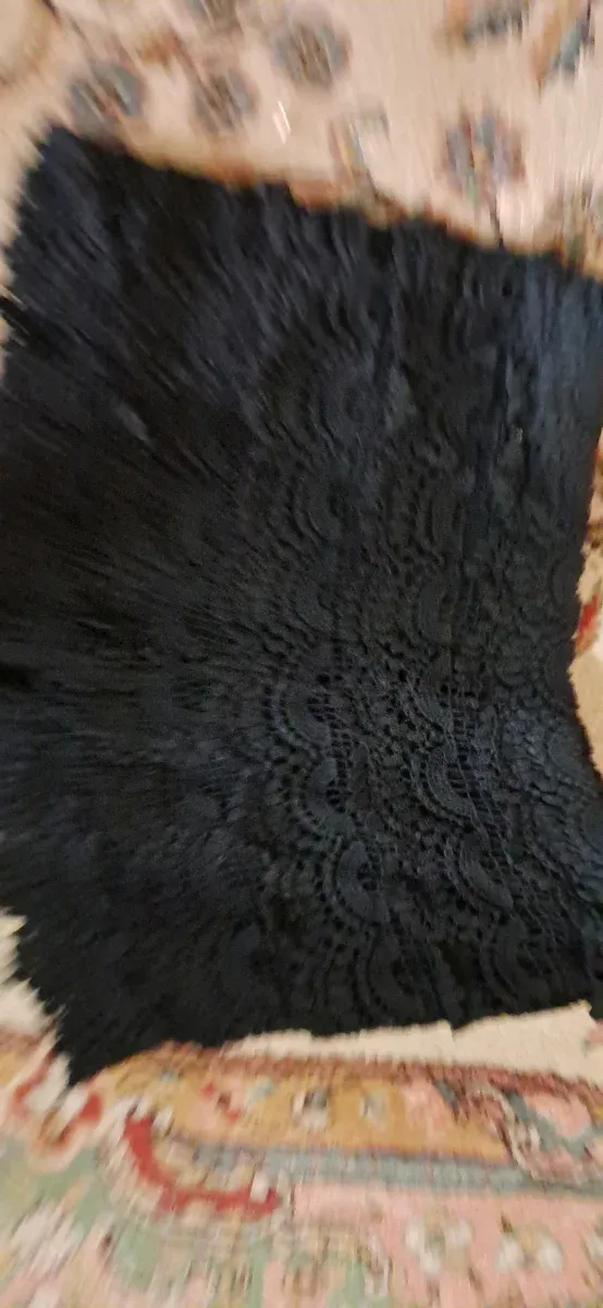 Pantalón corto encaje negro verano