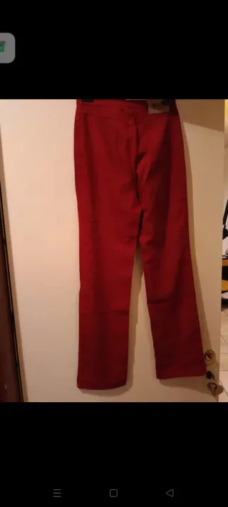 Pantaloni Rossi Dolce & Gabbana Donna Tg S