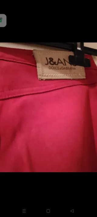 Pantaloni Rossi Dolce & Gabbana Donna Tg S