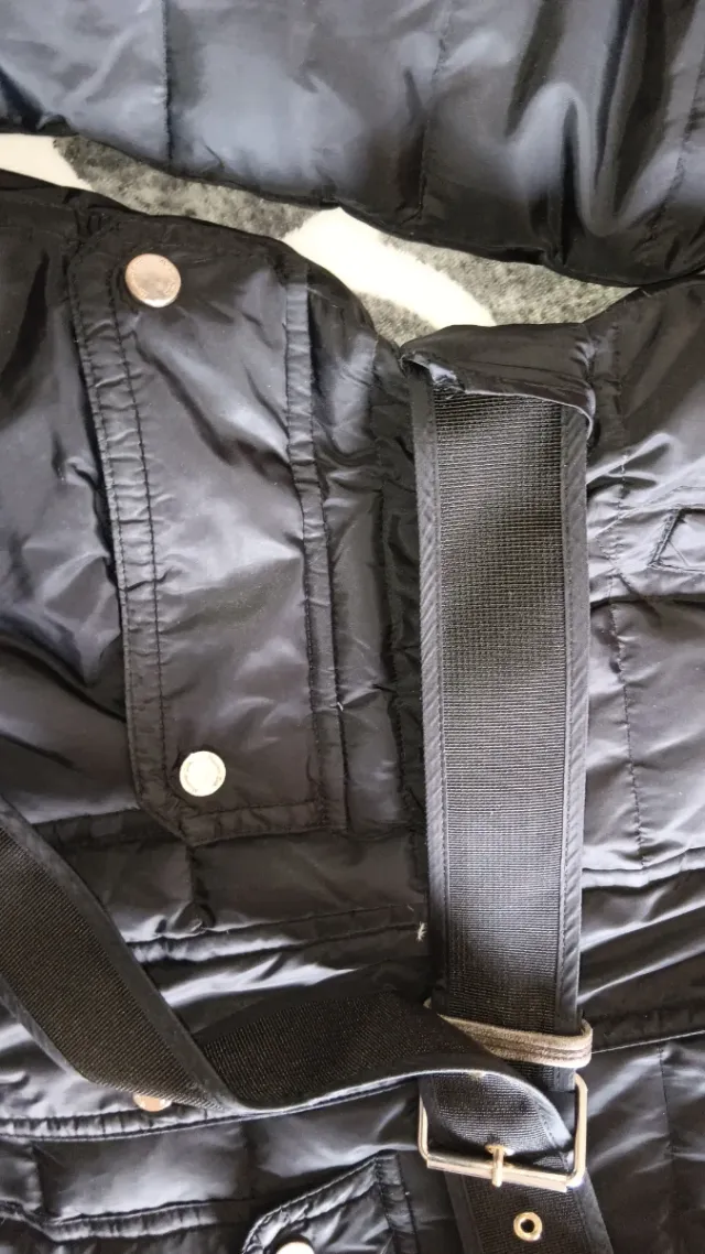 Abrigo Massimo Dutti negro