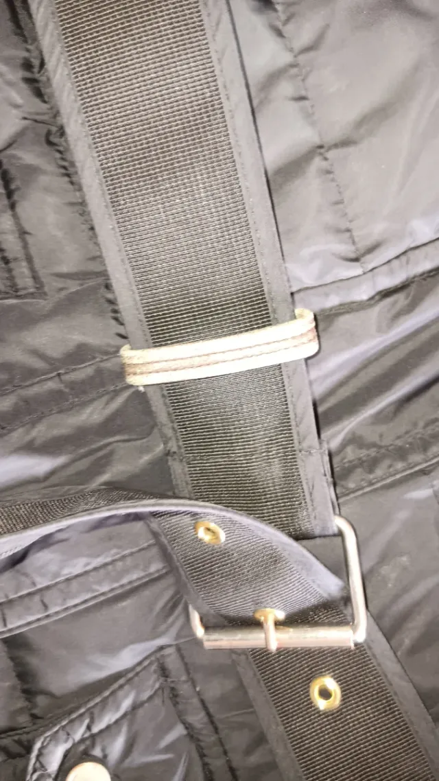 Abrigo Massimo Dutti negro