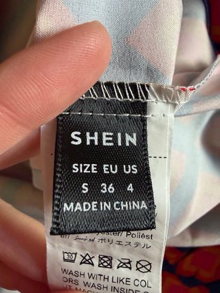 Blusa manga larga estampada