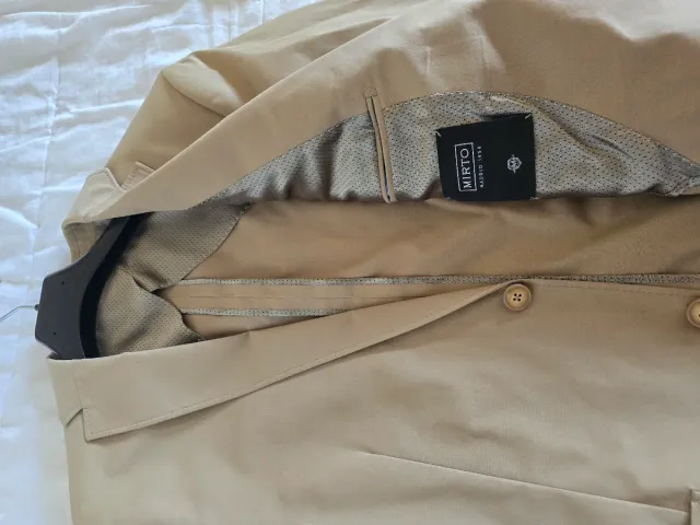 Saco Mirto Hombre Beige Talla 52 Hombre