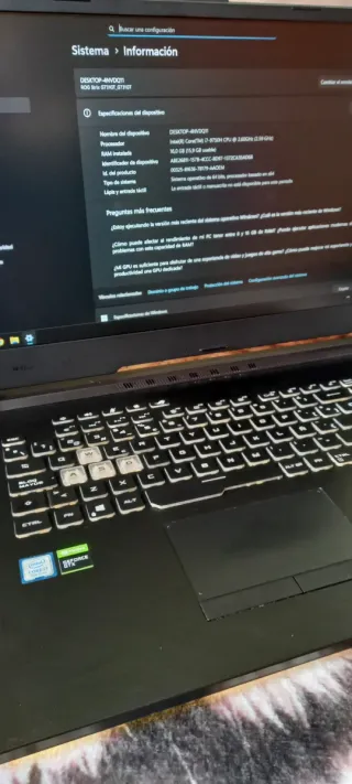 Asus RogStrix i7 Gaming Laptop