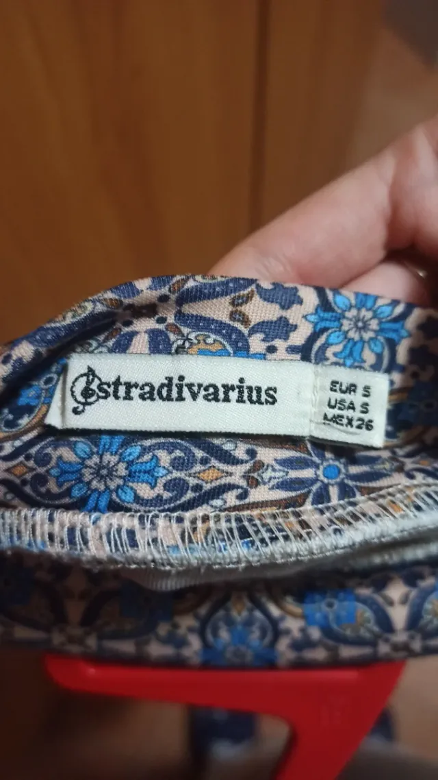 Falda de vuelo con estampado