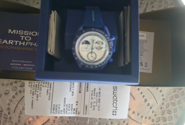 Swatch Mission to Earthphase Moonshine Gold