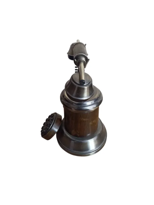 Teléfono Antiguo Madera y Metal funcional