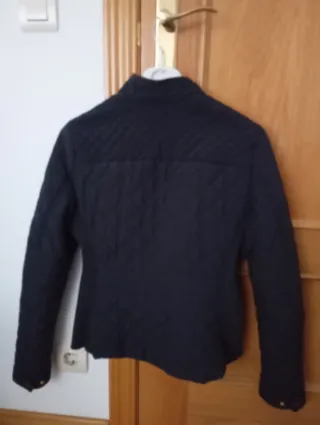 Chaqueta corta azul Zara