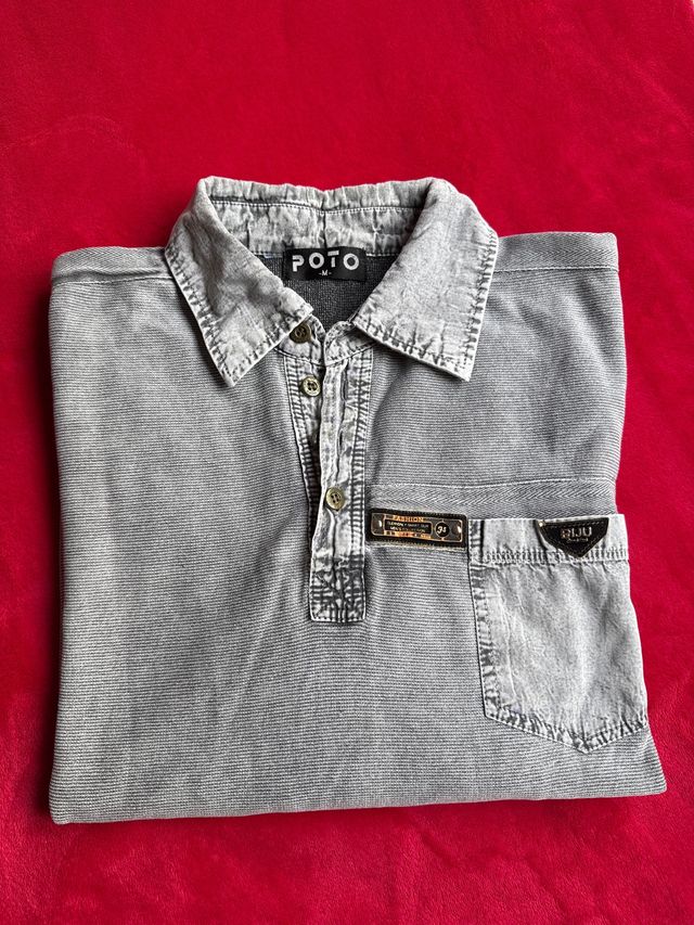 Polo POTO gris talla M