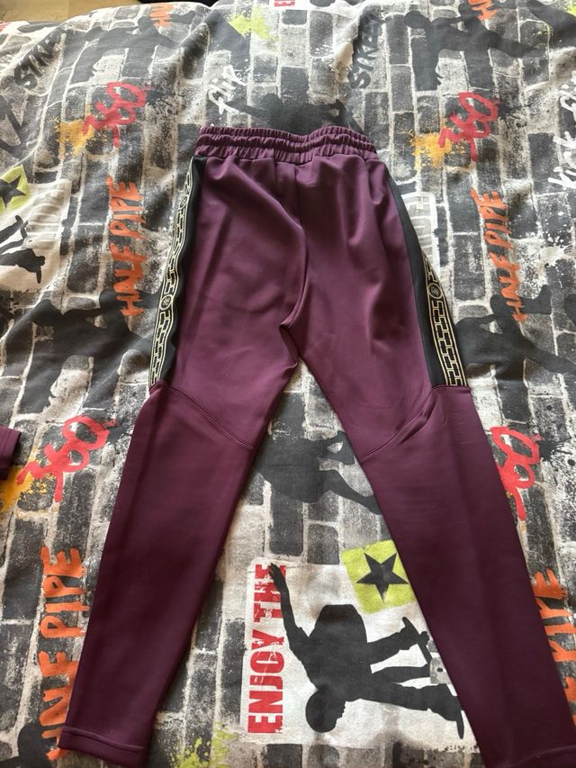 Chándal SikSilk Negro y Morado