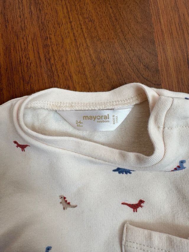 Conjunto Mayoral bebé niño 2-4 meses
