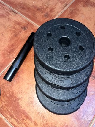 Manubri regolabili per casa fino a 20 kg.