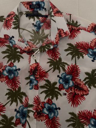 Camisa Tommy Hilfiger Estampada Talla S