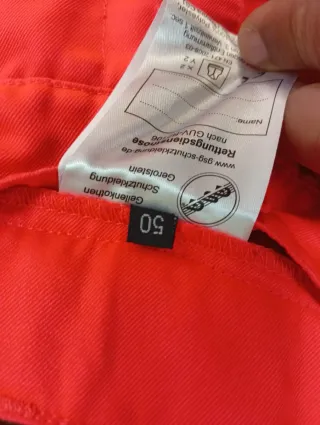 Pantalón refletante de trabajo #50 medidas foto#3
