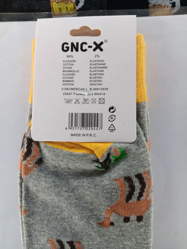Calcetines GNC-X con camellos talla 40
