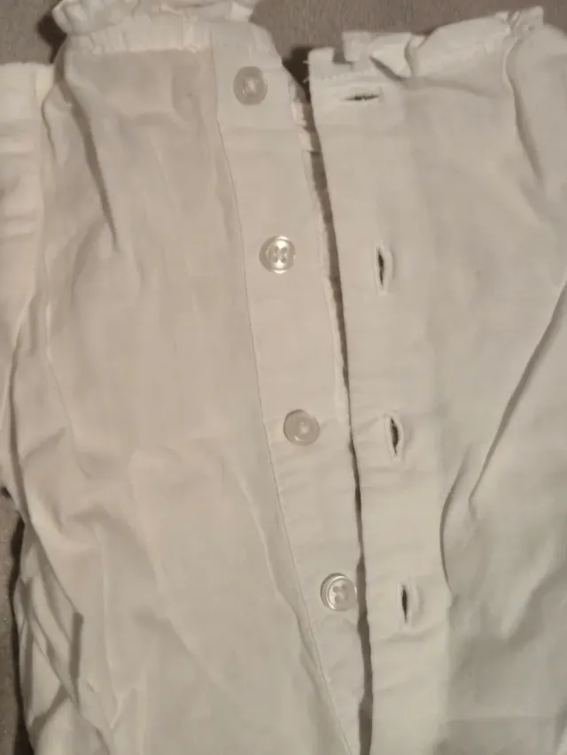 2 bluse bianche per neonati GOCCO