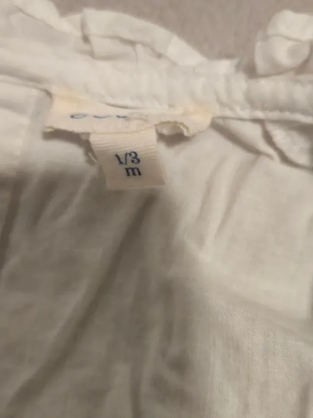 2 bluse bianche per neonati GOCCO