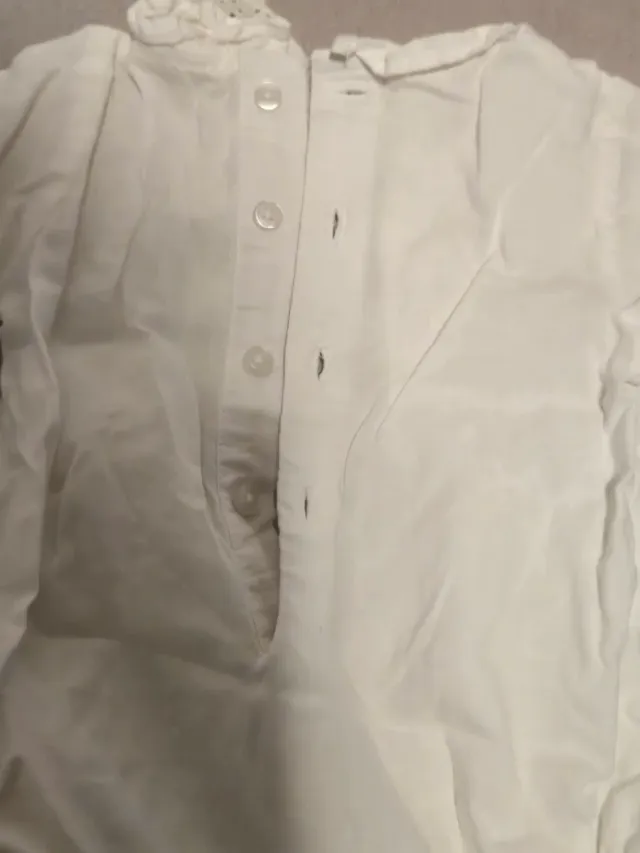 2 bluse bianche per neonati GOCCO