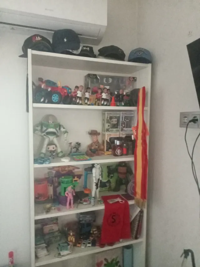 Estantería blanca madera 2.02 o 2.38