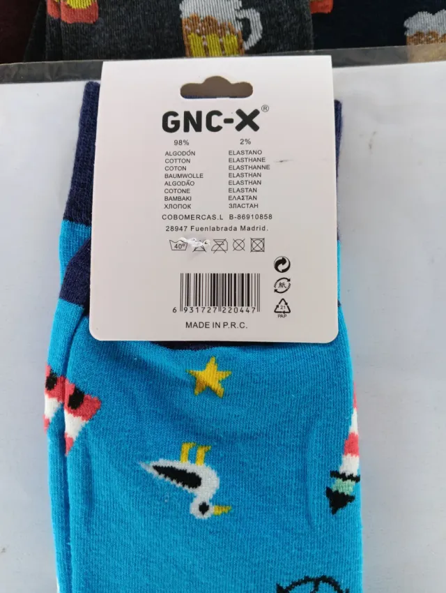 Calcetines GNC-X marineros talla 40-46