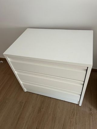 Cajonera blanca 3 cajones
