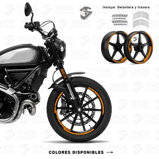 Pegatinas llantas Ducati Scrambler