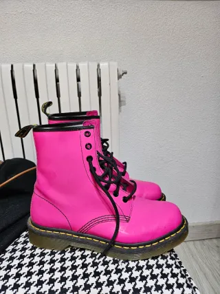 Botas Dr. Martens Rosa Charol