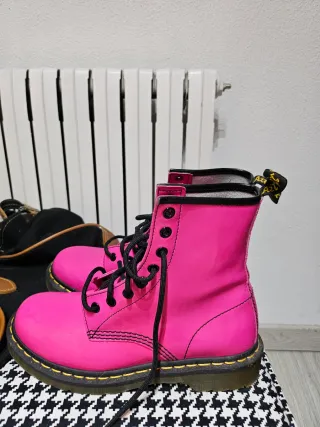 Botas Dr. Martens Rosa Charol