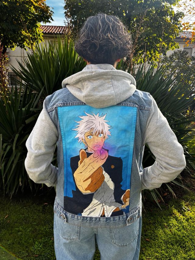 Chaqueta vaquera personalizada anime