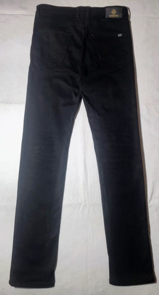 Vaqueros Springfield Skinny Negros Talla 48