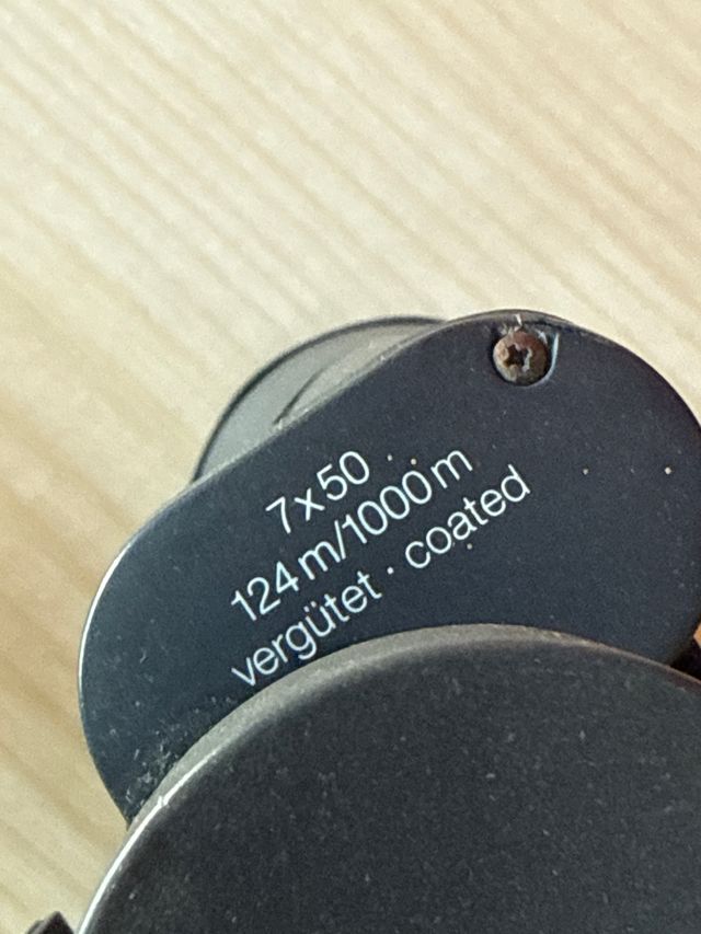 Prismáticos negros con correa