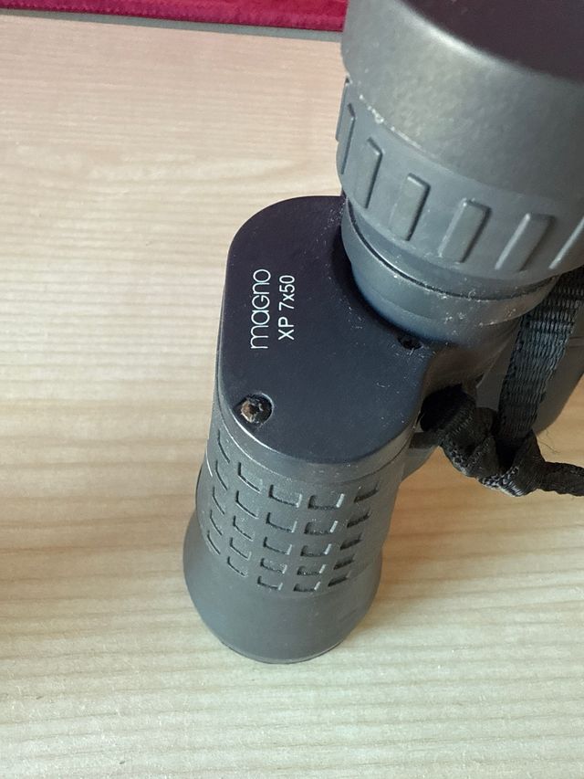 Prismáticos negros con correa