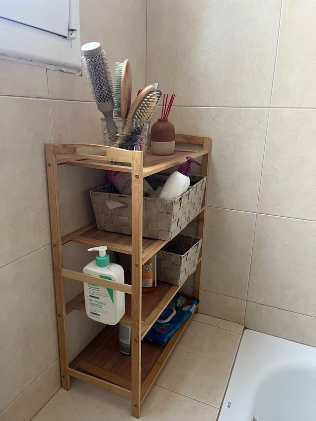 Estantería de bambú 4 baldas