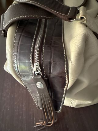 Bolso Roberto Verino Beige y Marrón