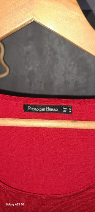 Camiseta Pedro del Hierro roja